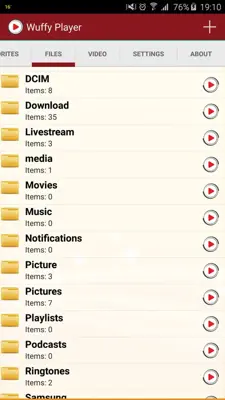 Wuffy Player android App screenshot 5